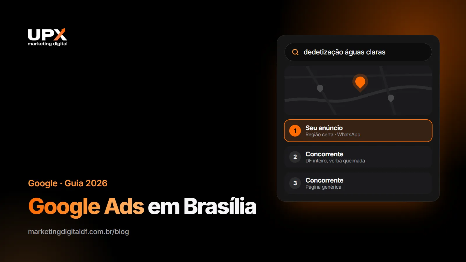 Google Ads em Brasília: anúncios no Google para clientes do Distrito Federal