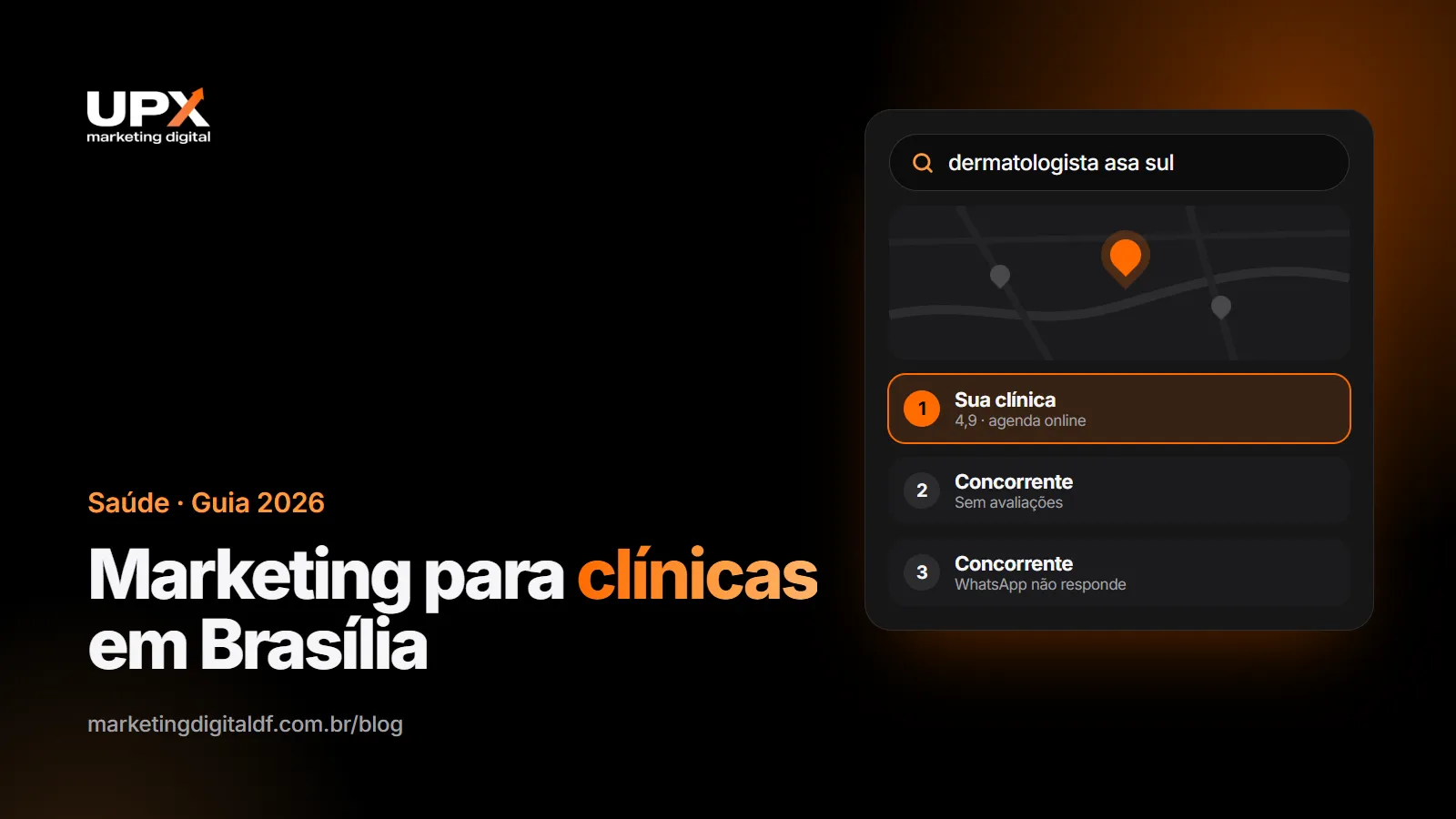 Marketing para clínicas em Brasília: agenda cheia com Google, Instagram e WhatsApp